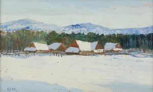 Artur KLAR (1895-1942), Pejzaż - Karpaty Wschodnie