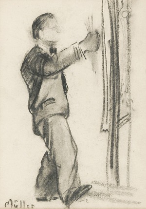 Szymon MÜLLER (1885-1942), Autoportret, ok. 1930