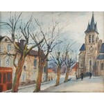 Abraham WEINBAUM (1890-1943), Francuskie miasteczko, ok. 1940