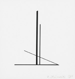 Henryk STAŻEWSKI (1984-1988), Kompozycja geometryczna - tryptyk, 1984