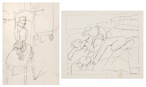 Judyta SOBEL (1924-2012), Para rysunków l. 50. XX w.