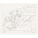 Judyta SOBEL (1924-2012), Para rysunków l. 50. XX w.
