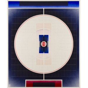 Lu Svensson (ur. 1989, Starachowice), The grid outside and inside the circle - tribute to Agnes Martin, 2021