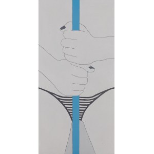 Viola Tycz (ur. 1973, Wrocław), Gorący zimny błękit III, 2014