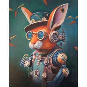 Anna PIOTROWIAK (ur. 1983), Carrot Punk, z cyklu: Steampunk, 2025