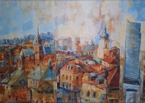 Dariusz PIEKUT (ur. 1959), Bajkowa Warszawa IV, 2018