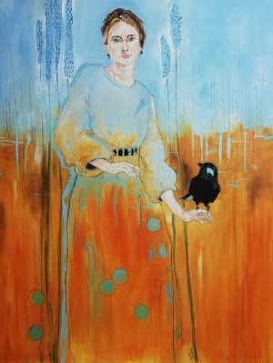 Eliza PIECHNIK (ur. 1979), Z ptakiem, 2023