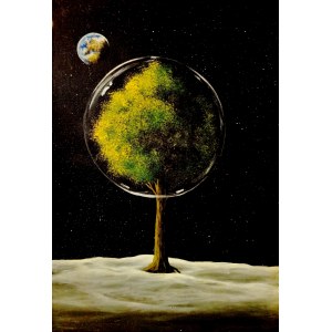 Jean-claude Plewniak MARK RENTON (ur. 1981), Tree on the moon, 2016