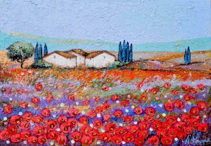 Alicia Kappa, Calm among the poppies, 2025