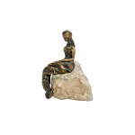 Jadwiga Bardyszewska, Sitting on a rock, 2024