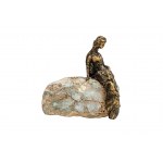Jadwiga Bardyszewska, Sitting on a rock, 2024
