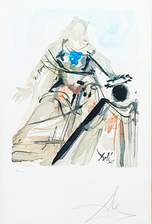 Salvador Dalí (1904 - 1989), On voit cette reine... - Widzimy tę królową…, 1978