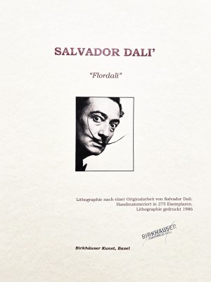 Salvador Dalí (1904 - 1989), Flordali (Butterfly Rose) (edition 52/275), 1986.