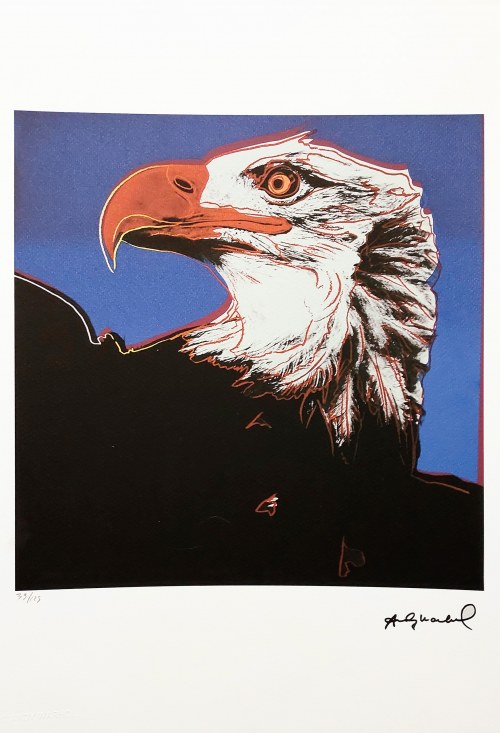 Andy Warhol (1928 - 1987), Bald Eagle / seria Zagrożone Gatunki