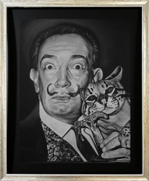 Marcus Von May (ur. 1970), Portret Salvadora Dali, 2025