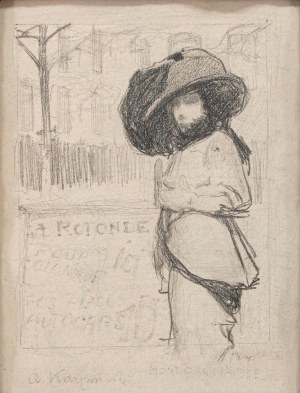 Alfons KARPIŃSKI (1875 - 1961), Montparnasse, 1908