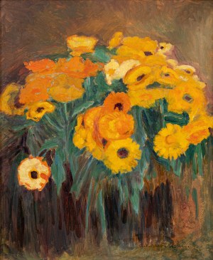 Alfons KARPIŃSKI (1875 - 1961), Nagietki