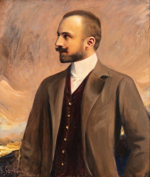 Bolesław SZAŃKOWSKI (1873 - 1953), Portret mężczyzny