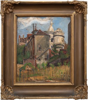 Jan Kazimierz DZIELIŃSKI (1894 - 1955), Motyw z Montmartre, 1935