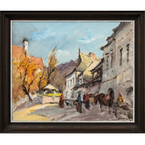 Stanisław Jan ŁAZOREK (1938 - 2000), Rynek w Kazimierzu, 1986