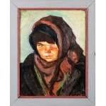 Zdzisław PRZEBINDOWSKI (1902 - 1986), Building - portrait of a girl - double-sided work