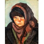 Zdzisław PRZEBINDOWSKI (1902 - 1986), Building - portrait of a girl - double-sided work