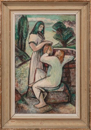 Zdzisław CYANKIEWICZ (CYAN) (1912 - 1981), Przy studni