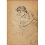 Ferdynand OLESIŃSKI (1859 - 1905), Sleeping Woman, 1889