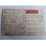 CARTOLINA VARSAVIA WARSCHAU, CHIESA DI TUTTI I SANTI, ANTEGUERRA, FRANCOBOLLO ZEGRZE, 1917