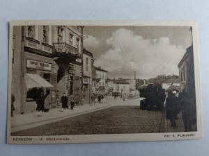 POSTCARD RZESZOW MICKIEWICZA STREET, FOT FALKOWSKI 1950