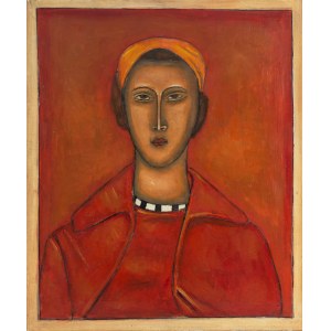 Jerzy Nowosielski (1923 Kraków - 2011 there), Portrait of a Woman, ca. 1950-1959.
