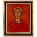Jerzy Nowosielski (1923 Kraków - 2011 there), Portrait of a Woman, ca. 1950-1959.