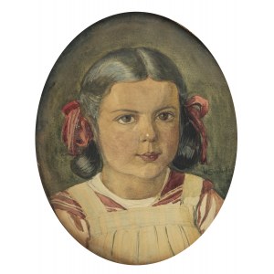 Władysław Skoczylas (1883 Wieliczka - 1934 Warsaw), Portrait of a girl, 1915.