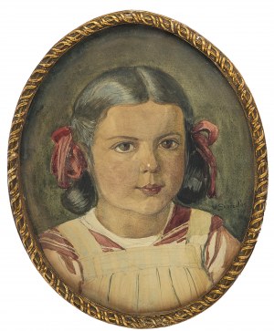 Władysław Skoczylas (1883 Wieliczka - 1934 Varsavia), Ritratto di ragazza, 1915.