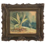Bronisława Rychter-Janowska (1868 Cracovia - 1953 lì), Giardino a Trenčín