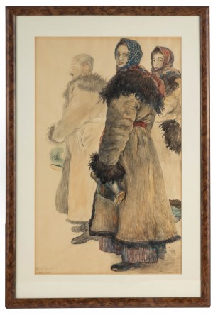 Władysław Jarocki (1879 Tarnopol - 1965 Kraków), Hucułki
