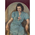 Janusz Janowski (1902 Warszawa-1982 tamże), Portret kobiety, 1943 r.