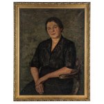 Erwin Czerwenka (1887 Czerniowce-1970 Kraków), Portret siedzącej kobiety, 1946 r.