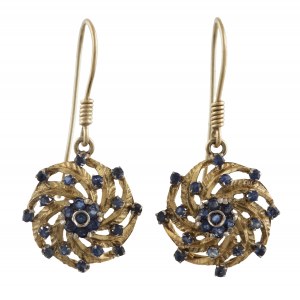 Earrings, 2nd half of the 20th century.