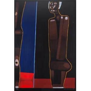 Jerzy Nowosielski (1923 Kraków - 2011 tamże), Dziewczyna z lustrem, 1997 r.