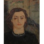 Jan Wodyński (1903 Jasło -1988 Warszawa), Portret kobiety, 1953 r.