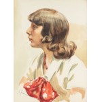 Stanisław Żurawski (1889 Krosno - 1976 Kraków), Portret Krystyny Rumian (żony Szancenbacha)