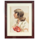 Stanisław Żurawski (1889 Krosno - 1976 Kraków), Portrait of Krystyna Rumian (wife of Szancenbach)