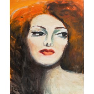 Joanna Rusinek (born 1979 Ostroleka), Girl on red background