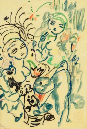 Ludwik Klimek (1912 Skoczów - 1992 Nicea), Dwie kobiety