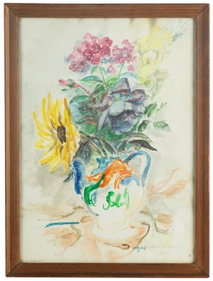 Maja Berezowska (1893 Baranowicze - 1978 Warszawa), Róża, 1970 r.