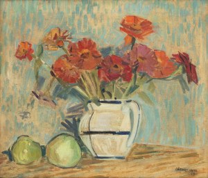 Irena Gerard de Festenburg (ur. 1915), Martwa natura - Cynie, 1959 r.