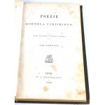 UJEJSKI- POEZJE Lipsk 1866 t.1-2 OPRAWA WYDAWNICZA. Dedykacja Autora