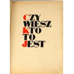 CZY WIESZ KTO TO JEST? wyd. 1938r. OPRAWA oryginał