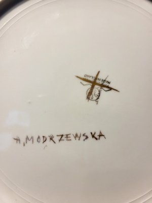 Hanna MODRZEWSKA-NOWOSIELSKA (1917 - 2008), Decorative plate